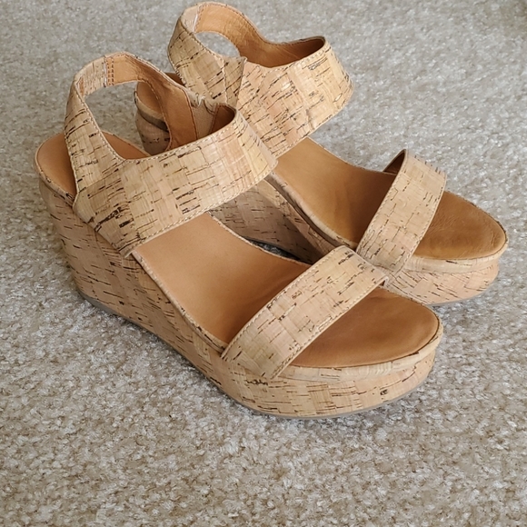 Gentle Souls Juniper Berry Cork Wedge 